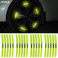 20 protectores de rueda iluminados con logotipo