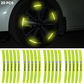 20 protectores de rueda iluminados con logotipo