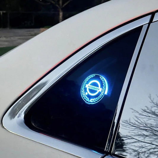 Logotipo LED recargable para coche – Efecto de luz de neón
