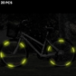 20 protectores de rueda iluminados con logotipo